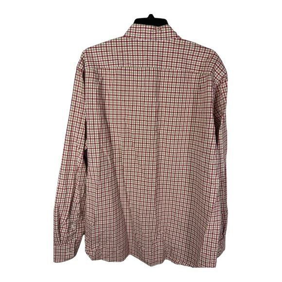 J. Crew Button Down Shirt Mens Size XL Red and Brown Plaid Casual / Work J648
L - Picture 6 of 8